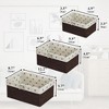 Vtec Trading Paper Rope Woven Storage Cubes SET OF 3 - 3 of 3