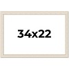 PosterPalooza | Weathered White Picture Frame - UV Acrylic, Backing Board, Hanging Hardware Included - 2 of 4