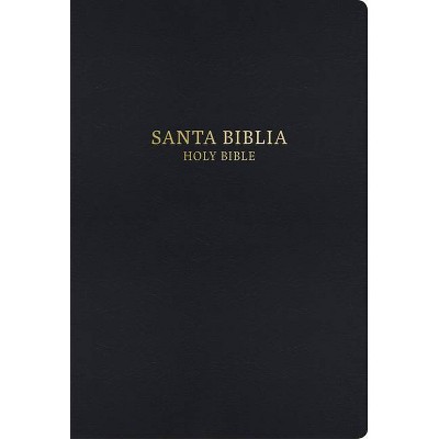 Biblia Bilingue Letra Grande-PR-Rvr 1960/KJV - Large Print by  B&h Español Editorial (Leather Bound)