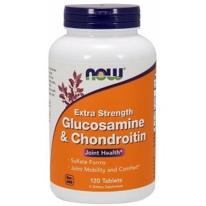 Glucosamine & Chondroitin Extra Strength by Now Foods  -  120 Tablet - 1 of 2