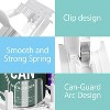 5 Row Automatic Pusher Glide Drink Organizer for Refrigerator, Adjustable Width Soda Can Dispenser Holds 25 Cans - 4 of 4