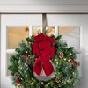 Haute Decor Christmas Adapt Adjustable Top & Bottom Christmas Wreath Hanger Antique Brass: Door Frame Compatible, Steel Construction - 2 of 4
