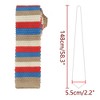 INSPIRE CHIC Men's Knitted Striped Skinny Neckties - 2 of 4