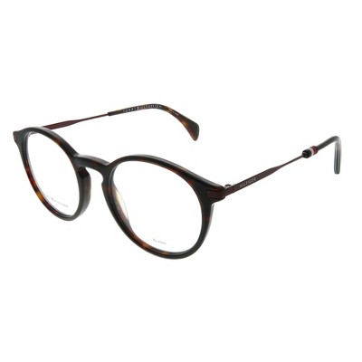 Tommy Hilfiger TH 1471 086 Unisex Round Eyeglasses Dark Havana 50mm