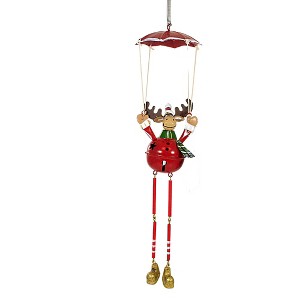 Ganz 12.0 Inch Holiday Parachuting Ornament Dangling Legs Tree Ornaments - 1 of 3