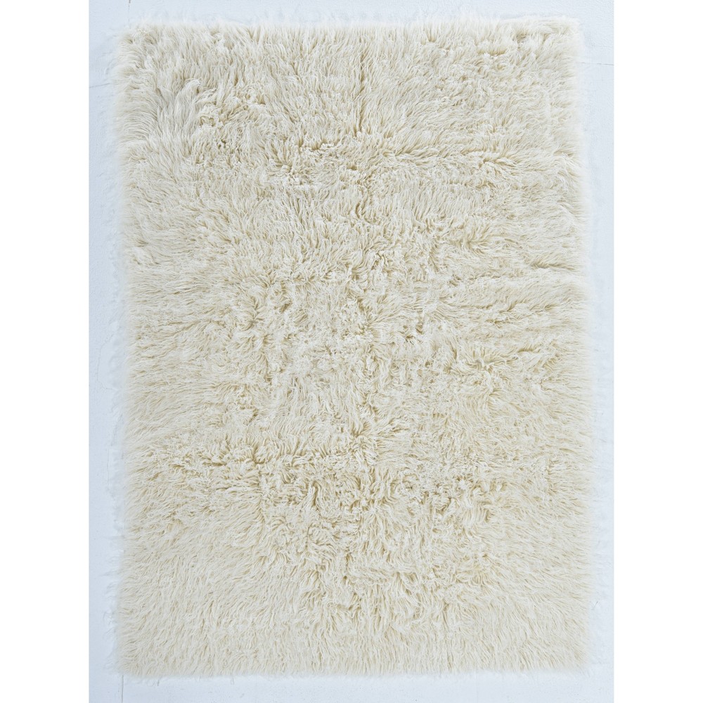 4'x6' Flokati Rug Natural - Linon