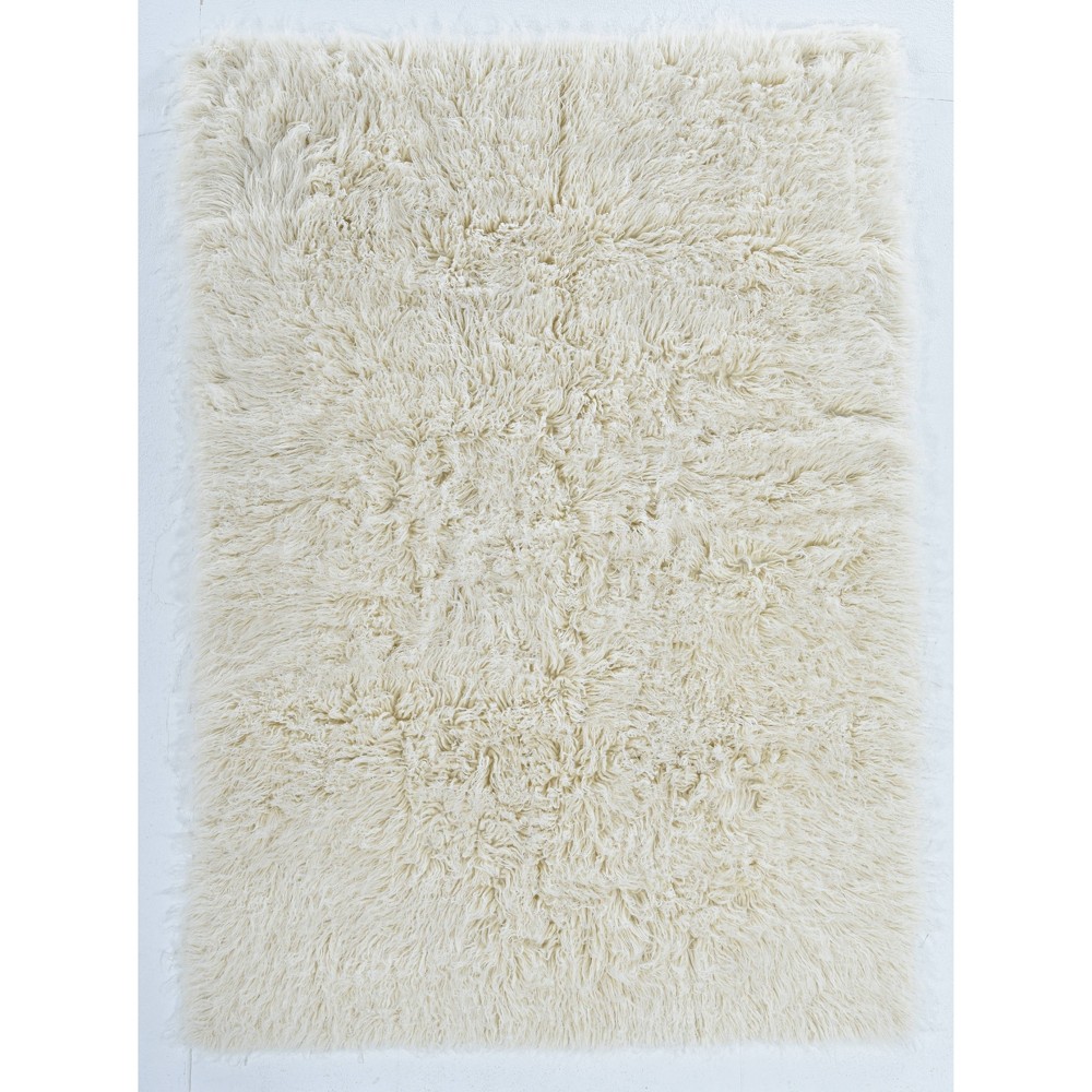 Photos - Area Rug Linon 6'x9' Flokati Rug Natural  