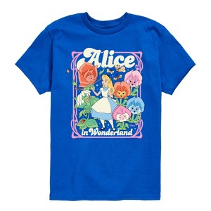 Boys' - Disney - Alice In Wonderland Short Sleeve Graphic T-Shirt - 1 of 4