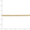 Black Bow Jewelry 2.75mm 14k Yellow Gold, Diamond Cut Solid Rope Chain Necklace - 4 of 4