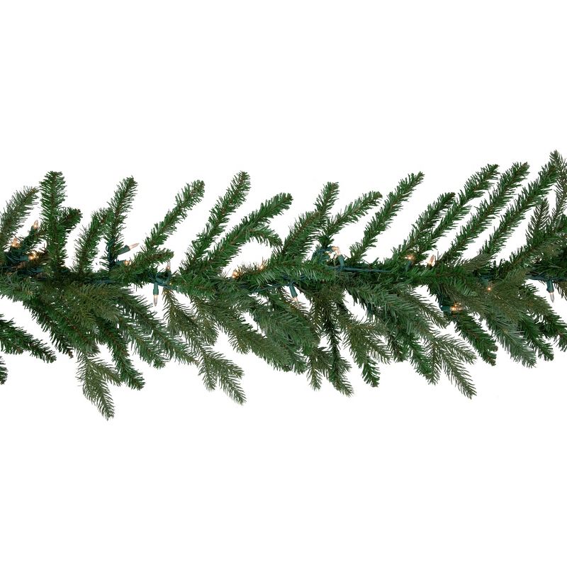 Northlight Real Touch™ Pre-Lit Grande Spruce Artificial Christmas Garland - 9' x 14" - Clear Lights, 5 of 9