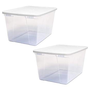 Homz Snaplock 6 Quart Clear Organizer Storage Container Bin with Lid (10  Pack), 1 Piece - Kroger