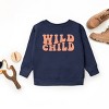 The Juniper Shop Wild Child Wavy Youth Sweatshirt - 3 of 4