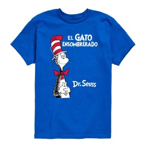 Boys' - Dr. Seuss - Cat in the Hat Spanish Short Sleeve Graphic T-Shirt - 1 of 4