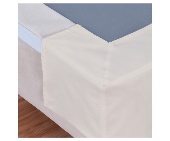 Magic Skirt Wrap-around Ruffled Bed Skirt - Ivory (Twin)