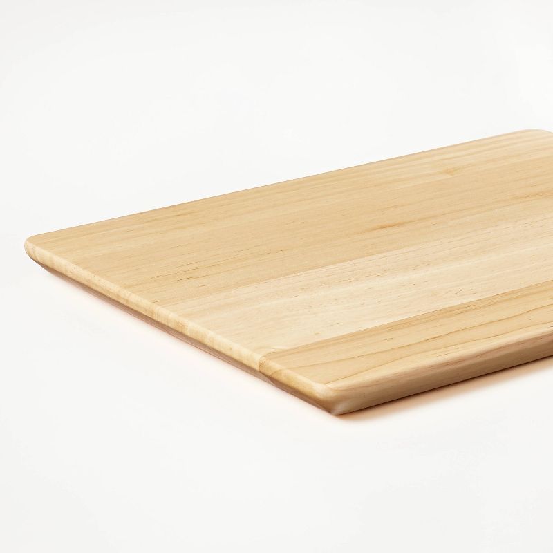 10&#34;x13&#34; Nonslip Rubberwood Cutting Board Natural - Figmint&#8482;, 5 of 6
