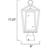 Maxim Lighting Artisan 1 - Light Post Light in  Black - 4 of 4
