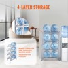 VEVOR 4 Tiers Water Jug Holder, 5 Gallon Water Bottle Holder, Double Row Water Bottle Rack for 8 Bottles, Heavy Duty Water Jug Rack - 4 of 4