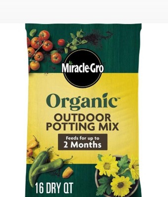 Miracle-Gro Organic Outdoor Mix 3lbs Potting Soil : Target