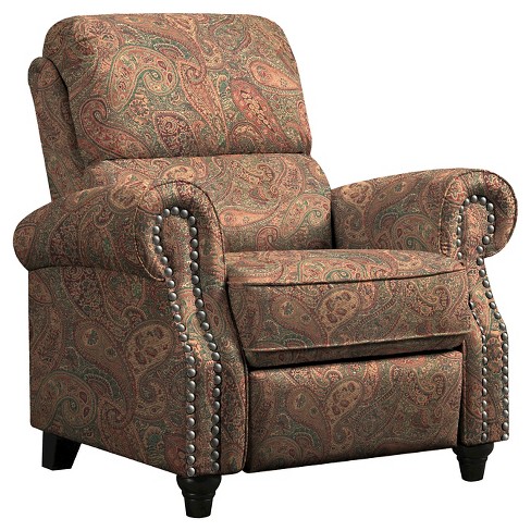 Power Recliner Chair With Split Back And Pillow Top Cream - Benzara : Target