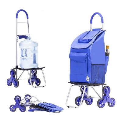 Photo 1 of * missing wheels * sold for parts only *
dbest products Stair Climber Bigger Foldable Collapsible Grocery Shopping Cart 