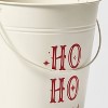 'Ho Ho Ho' Front Porch Decorative Metal Bucket - Wondershop™ - image 2 of 2