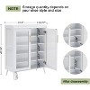 COZONY Shoe Cabinet with Glass Doors, Adjustable Shelf Storage Organizer for Entryway, Closet, and Living Room - 2 of 4
