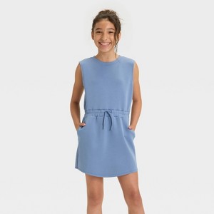 Girls' Airy Sleek Dress - All In Motion™ - 1 of 3