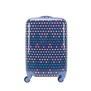 Mini Suitcase - Rainbow & Grid –