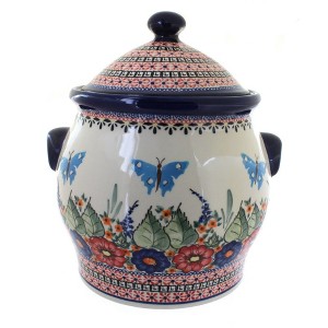 Blue Rose Polish Pottery 1101 Zaklady Cookie Jar - 1 of 1
