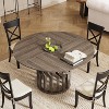 Tribesigns 47.24 Inches Modern Wooden Round Dining Table - 4 of 4