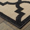 Oriental Weavers Cayman 660N9 Sand/ Charcoal Indoor/Outdoor Area Rug - 2'3" x 7'6" - 2 of 4
