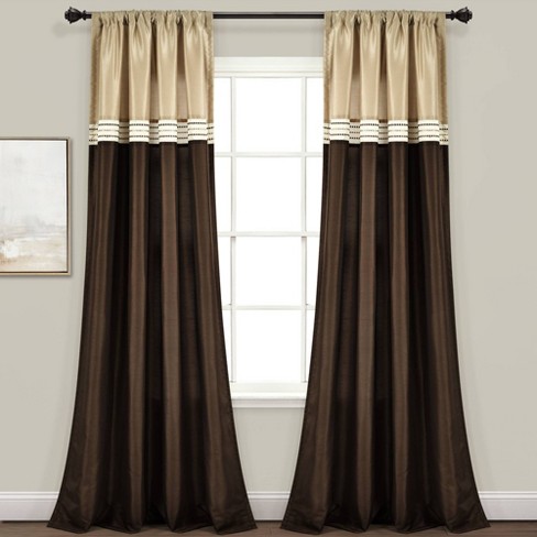 Terra Shower Curtain Beige/brown - Lush Décor : Target