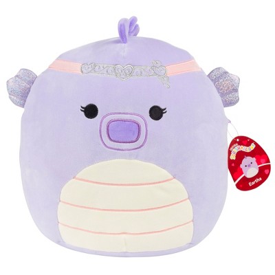 Squishmallows 12" Eartha the Purple Seahorse W/Silver Headband - Official Jazwares Valentines Day Plush - Collectible - Gift for Kids, Girls & Boys