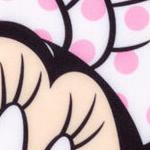 minnie mouse, pink, polka dots
