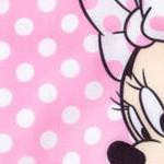 minnie mouse, pink, polka dots