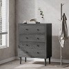 NicBex 4 Drawer Dresser Modern Storage Dressers Organizer with Wood Legs for Bedroom,Living Room - 2 of 4