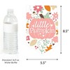 Big Dot of Happiness Girl Little Pumpkin - Fall Baby Shower Bunting Banner - Party Decorations - Welcome Baby - 2 of 4
