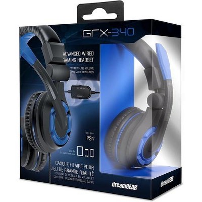 Dreamgear Grx 340 Advanced Wired Gaming Headset For Playstation 4 Target