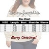 Plus Size Christmas Sweatshirts Tops with Crew Neck Long Sleeve Funny Sayings Pullover Sweat Shirts Christmas Slogan Plus Size Sweatshirts - 4 of 4