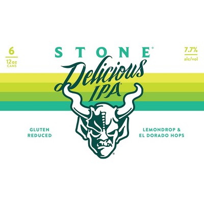 Stone Delicious IPA Beer - 6pk/12 fl oz Cans