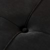 Fabulaxe Round Velvet Ottoman Stool Raised with Hairpin Gold Base - 3 of 4