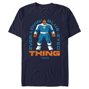 Mens The Fantastic Four: First Steps The Thing Blue Eyes T Shirt - 1 of 4