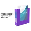 Staples Heavy-Duty 1.5" 3-Ring View Binder Purple (24683-US) 56308-CC/24683 - 2 of 4