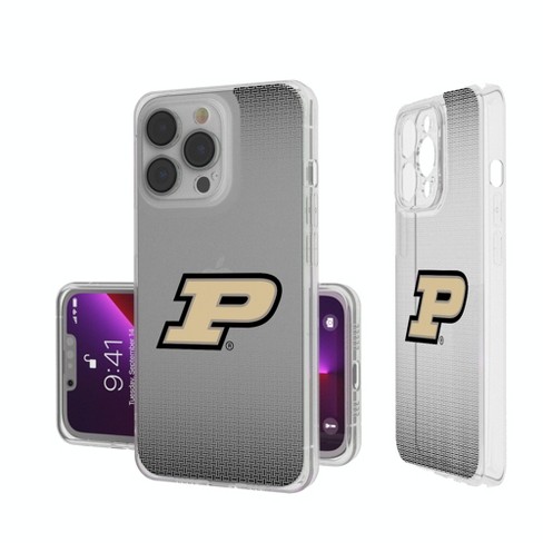 Purdue Boilermakers Linen Clear Phone Case Iphone 15 Pro Max