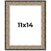 PosterPalooza | Photo Size Ornate Silver Picture Frame - UV Acrylic, Foam Board Backing, Hanging Hardware - 2 of 4