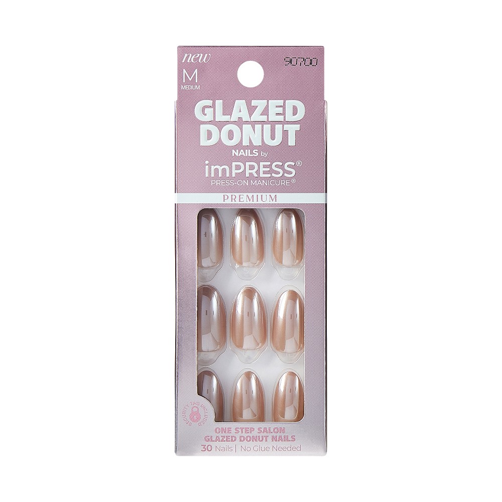 Photos - Manicure Cosmetics KISS Products Fake Nails - Chocolate Glazed - 33ct