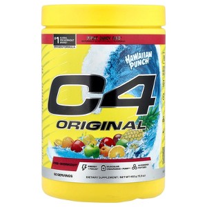 C4 / Cellucor C4® Original, Pre-Workout, Hawaiian Punch® Fruit Juicy Red™, 15.9 oz (450 g) - 1 of 4