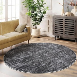 Coucheta Non-Slip Runner Rug,Machine Washable Low Pile Area Rug with Non-Shedding, for Hallway Kitchen Bathroom,Multi-Color & Size - 1 of 4