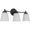 Craftmade Lighting Tyler 3 - Light Vanity in  Flat Black - 2 of 2