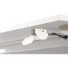 Vynxaria 47" White Tech Standing Desk Adjustable Height Spacious Workspace Sturdy Steel Frame USB Charging Ports - 2 of 4